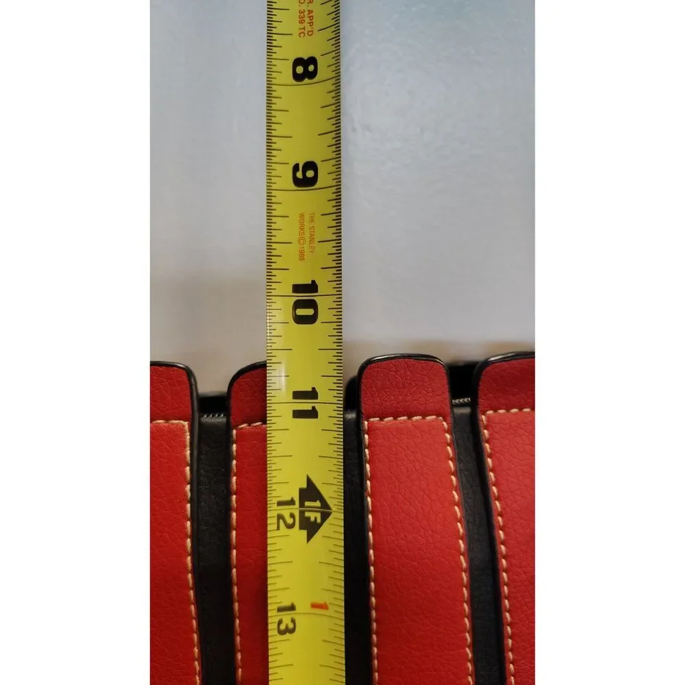NWT Fine & Funk Black and red wit Floral corner shoulder‎ bag